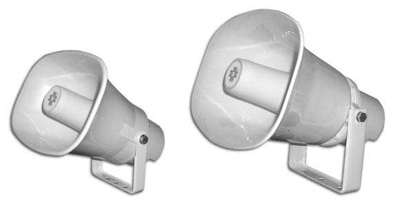 Фотография громкоговорителей рупорных THS-34S и THS-43S